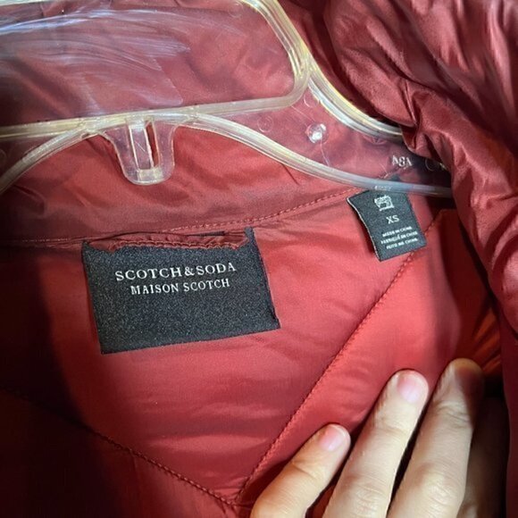 Scotch & Soda Maison Scotch cheetah print quilted puffer jacket - Picture 7 of 10